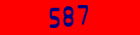 Blue Captcha Image